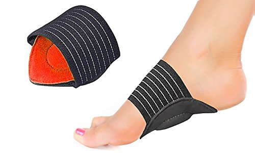 Plantar fasciitis cushioned arch supports with padded c…