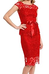 Occasion: Mother-of-the-Bride  
Dress Length: Knee Length  Short  
Shoulder: Cap Sleeves  
Closure/Back: Back Zipper 
Size Category: Adult 
