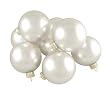 Club Pack of 36 Matte Ivory Mist Glass Ball Christmas Ornaments 2.75" (67mm)