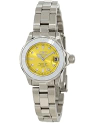 Invicta Womens 12520 Pro-Diver Yellow Dial Watch