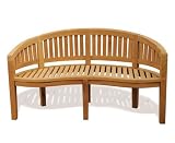 Teak Banana Bench