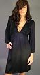 Twelfth Street By Cynthia Vincent Black Silk Babydoll Dress