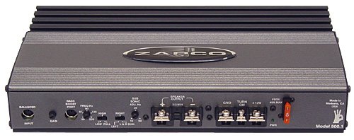 Ref500.1 - Zapco Reference 500 Watt Mono Amplifier