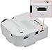 Soyan Mini Projector Home Cinema Theater UC28+ Support Hd Video Games Tv Movie TXT Music Pocket Size Projector with USD,AV,SD,VGA,HDMI,Dc and Head phone Input White