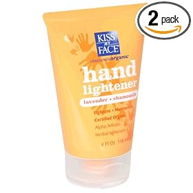 Kiss My Face Hand Lightener, 4-Ounce Tubes (Pack of 2)