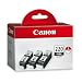 Canon PGI220BK3PK, 220PGBK Ink Cartridges, Combo Pack, Black
