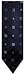 Men's Michael Kors Necktie Neck Tie Navy and Silver