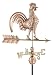Good Directions Rooster Weathervane, Pure Copper