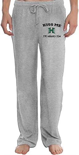 ZOENA Geek Hawaii Rainbow Warriors Hawai Ish Running Pants For Men Ash Size XL
