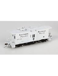 Toy: HO Bay Window C-50-9 Caboose w/Lts,SP/Police #4762 - Athearn