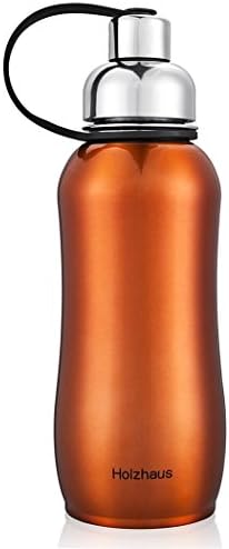 Holzhaus 22-Ounce Stainless Steel Vacuum Insulated Drinking Flask Sports Water Hydration Bottle Travel Tumbler