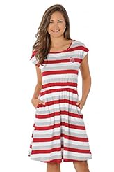 Striped Print Cotton  Dress