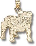 Mississippi State Bulldogs Solid 10K Gold Classic ''MSU'' Bulldog Pendant