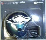 Philadelphia Eagles Riddell NFL Mini Helmet Bank (Quantity of 1)