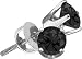 1/2 Ctw Black Diamond Stud Earrings