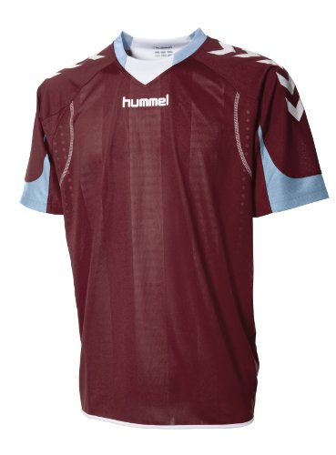 Hummel Herren Trikot Team Spirit Poly Jersey, maroon/argentina blue, S, 03-466-3055_3055