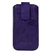 Original Blumax � Wished Lila Ledertasche f�r Apple iPhone 4 / iPhone 4S mit R�ckzugfunktion , Handytasche , Case , H�lle , Etui , Slide , Display Schutz , Secure (100% Passgenau !!)