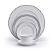 Kitchen & Housewares : Vera Wang by Wedgwood Grosgrain 5-Piece Place Setting, Service for 1