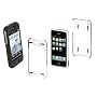 Scosche IPSCC-2 Clear Hard Case and Skin for iPhone 1G (Black)