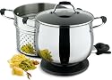 Prestige A La Carte Electric Stockpot with BONUS Pasta Insert, 24 cm, 7.6 litres