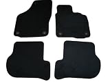 Sakura Car Mats in Black for Volkswagen Golf MK6 (Fits 2008 to 2011 Models)