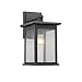 Chloe Lighting Transitional Outdoor Wall Sconce in Black