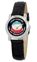 South Park Women's D1559S021 Eurus Collection Cartman Black Leather Watch