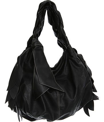 Oversized Layered Leaves Hobo Bag