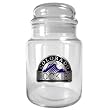 Colorado Rockies MLB 31oz Glass Candy Jar - Primary Logo by Great American Products