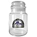 Colorado Rockies MLB 31oz Glass Candy Jar - Primary Logo by Great American Products