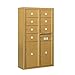 Salsbury Industries 3814D-07GFP Surface Mounted Horizontal 4C Mailbox, Gold
