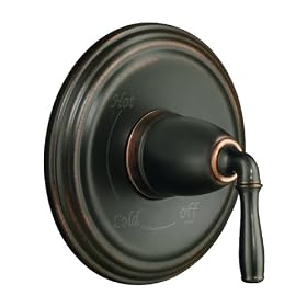 KOHLER K-T397-4-BRZ Devonshire Rite-Temp Pressure-Balancing Valve Trim, Oil-Rubbed Bronze