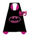 4 pack Satin Superhero Costumes with Capes and Masks (Girls)