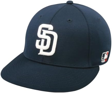 2013 MLB Bamboo FLAT Flex-Fit San Diego PADRES Lg/XL Home Navy Blue Hat Cap Stretch Fitted Heavy
