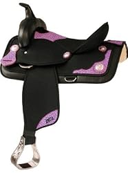 The "Elite" Synthetic Western Saddle w/Ostrich Accents