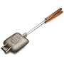 Rome's #1105 Square Jaffle Iron with Steel and Wood Detachable Handles