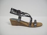 Nine West 'Odon' Heeled Gladiator Sandal