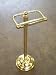 Kingston Brass Free Standing Polished Brass Toilet Paper Holder