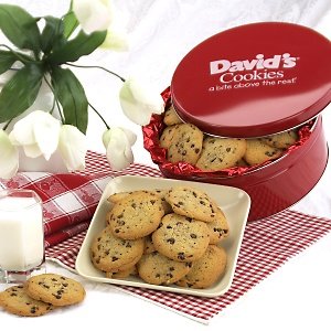 Sugar Free Chocolate Chip Cookies - 2 lb Tin by David