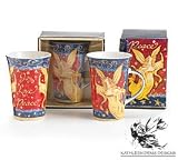 Peace, Love And Joy Angel Tapered Mug Designed By Artist Kathleen Denis