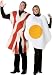 Adult Bacon & Eggs Couple Halloween Costume