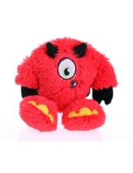 goDog 770929 Yetis Red Devil With Chew Guard Technology Tough Plush Dog Toy, Small