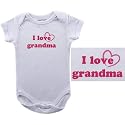 Baby-Says Bodysuit - I Love Grandma, 3-6 months