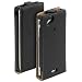 ***NEU*** YAYAGO PREMIUM Flip-New-Style LEDER Tasche in Schwarz ***ULTRA FLACH*** f�r Ihr Sony Ericsson Xperia Arc X12 / Sony Ericsson Arc S inkl. dem Original YAYAGO Clean-Pad