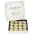 Solid Belgian White Chocolate Hearts - 16pc