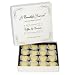 Gourmet Food : Solid Belgian White Chocolate Hearts - 16pc
