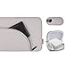 Kamor Canvas Fabric Case for 11.6-Inch MacBook Air Bundle with Adapter Bag - Gray