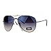 Airforce Mens Oversize Classic Officer Metal Rim Pilot Sunglasses Gunmetal Smoke