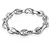 Mens Stainless Steel Solid Nautical Chain Link title=