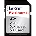 Lexar Platinum II Sd 2 Gb (Retail Package)